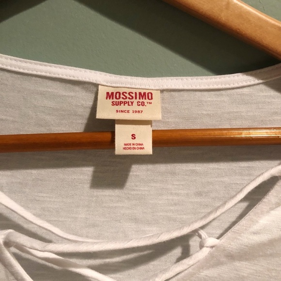 Mossimo Supply Co. White T-Shirt - Picture 2 of 4